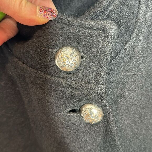 Geiger 100% New Wool Pea Coat. Size 8. - Picture 5 of 9